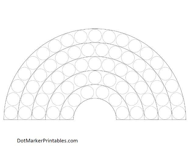 Rainbowdotmarkerprintables dot marker printables dot worksheets dot markers