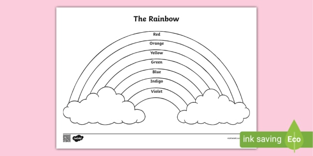 Rainbow colouring pages stnd class teacher made