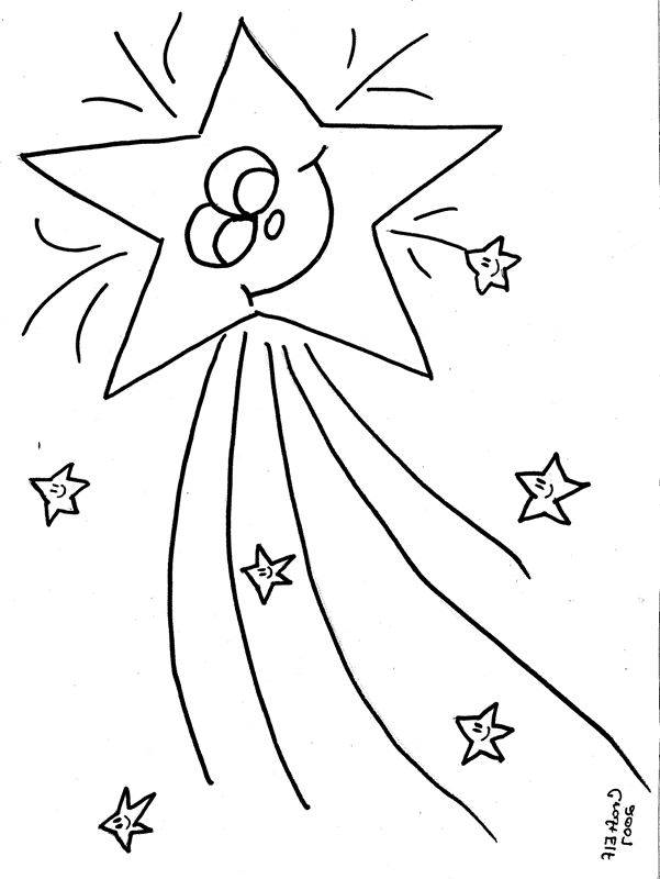 Shooting star colouring page star coloring pages bear coloring pages coloring pages