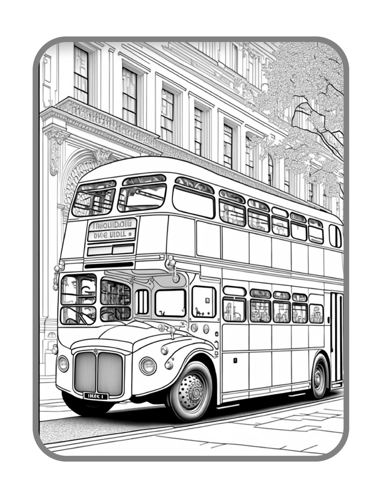 Beautiful double decker bus