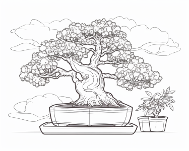 Bonsai printable pages