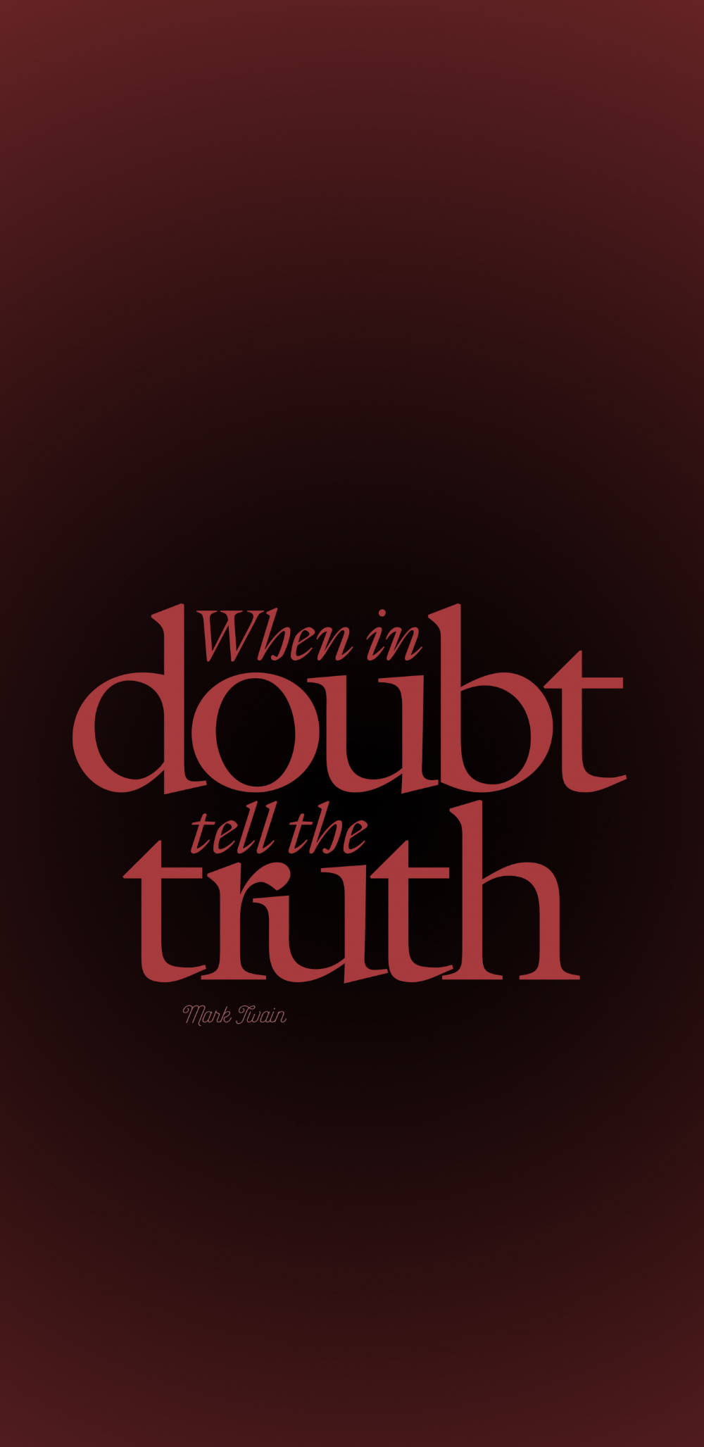 X quote doubt truth typography wallpaper hd quotes wallpaper quotes iphone plus wallpaper