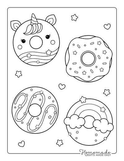 Rainbow coloring pages free printable pdfs