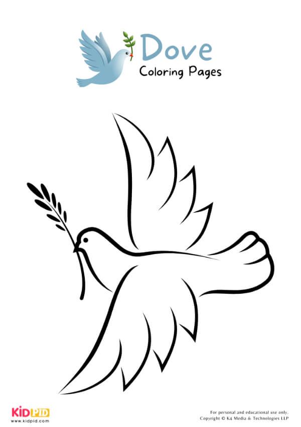 Dove colorg pages for kids â free prtables prtables free kids colorg pages for kids colorg pages