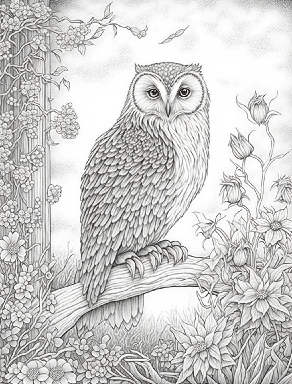 Adult coloring book pages images digital download