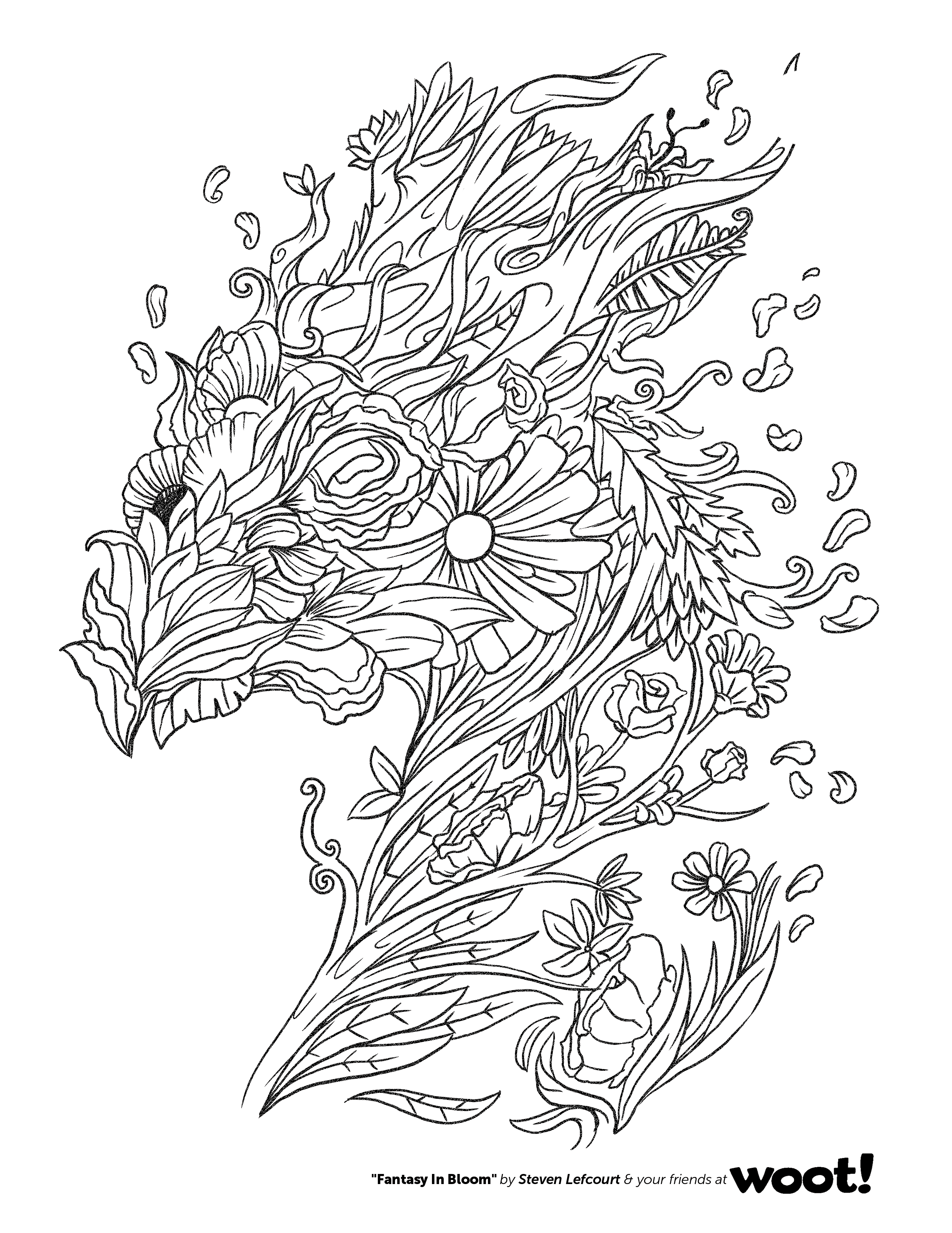 Free digital download coloring page