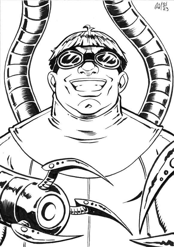 Philipreadart â heres a doctor octopus sketch i drew in january