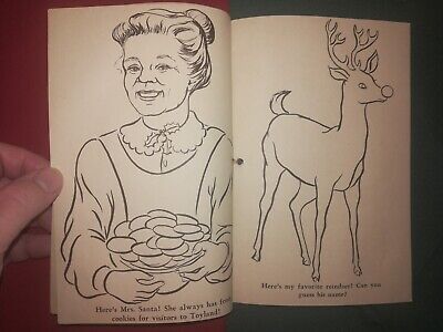Vtg dr pepper christmas coloring book unused uncolored rare collectable dp