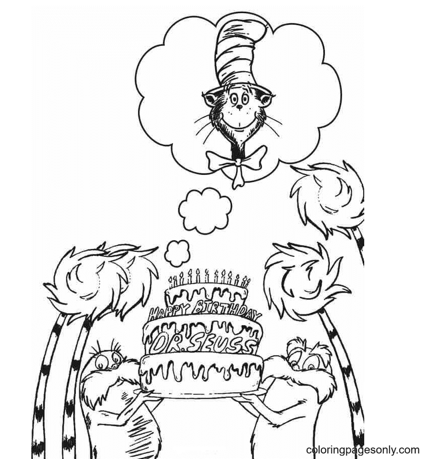 Dr seuss coloring pages printable for free download