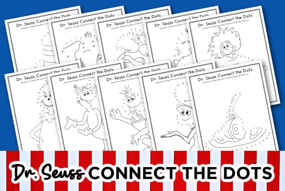 Free printable dr seuss connect the dots