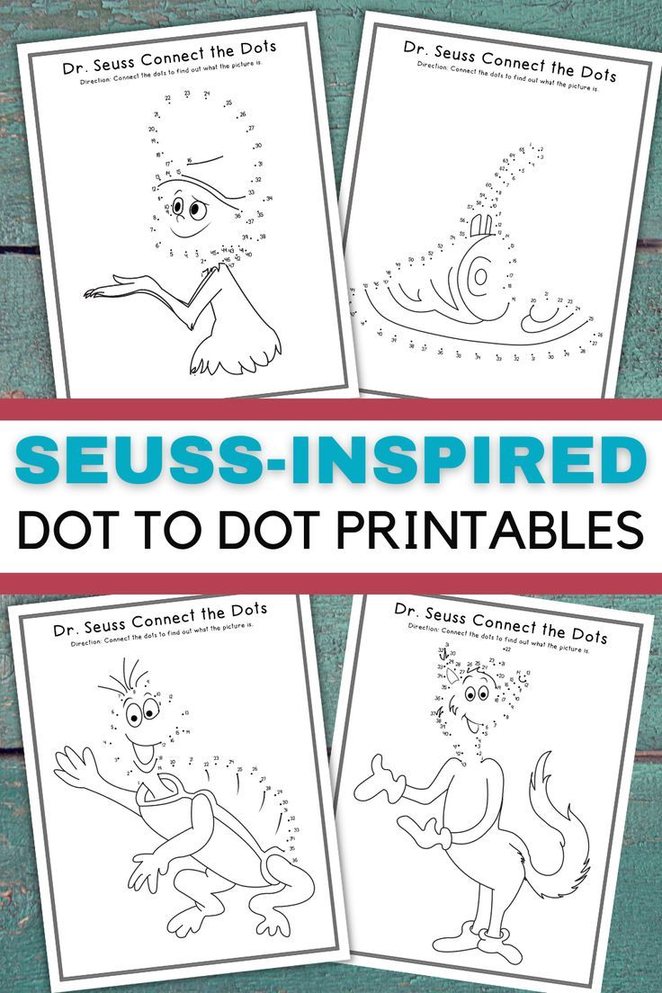 Free printable dr seuss dot to dot worksheets dot worksheets seuss dr seuss books