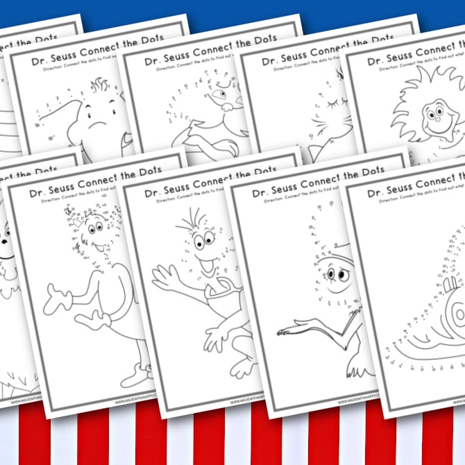 Free printable dr seuss connect the dots