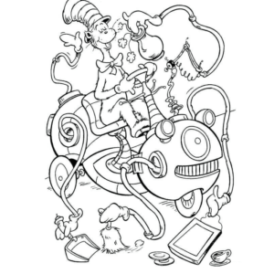 Dr seuss coloring pages printable for free download