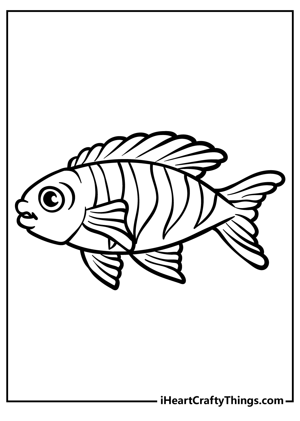 Fish coloring pages free printables