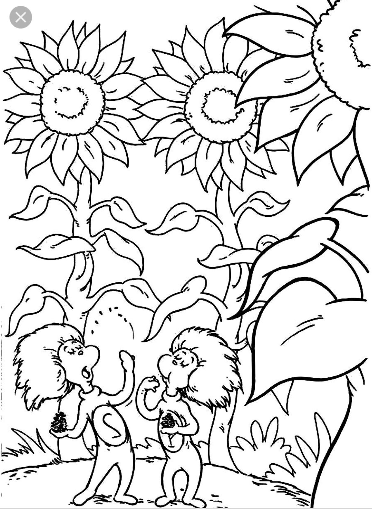 Coloring pages cartoon charactors dr seuss coloring pages for kids