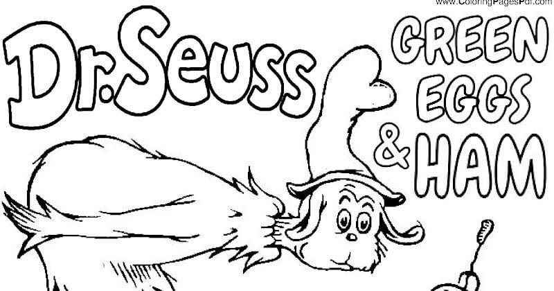 Dr seuss coloring pages green eggs and ham rcoloringpagespdf