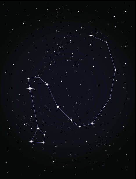 Draco constellation stock illustrations royalty