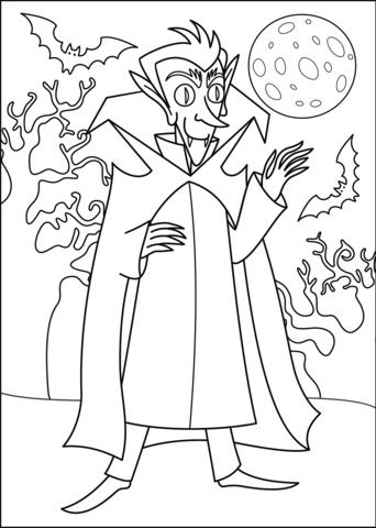 Dracula coloring pages by coloringpageswk on