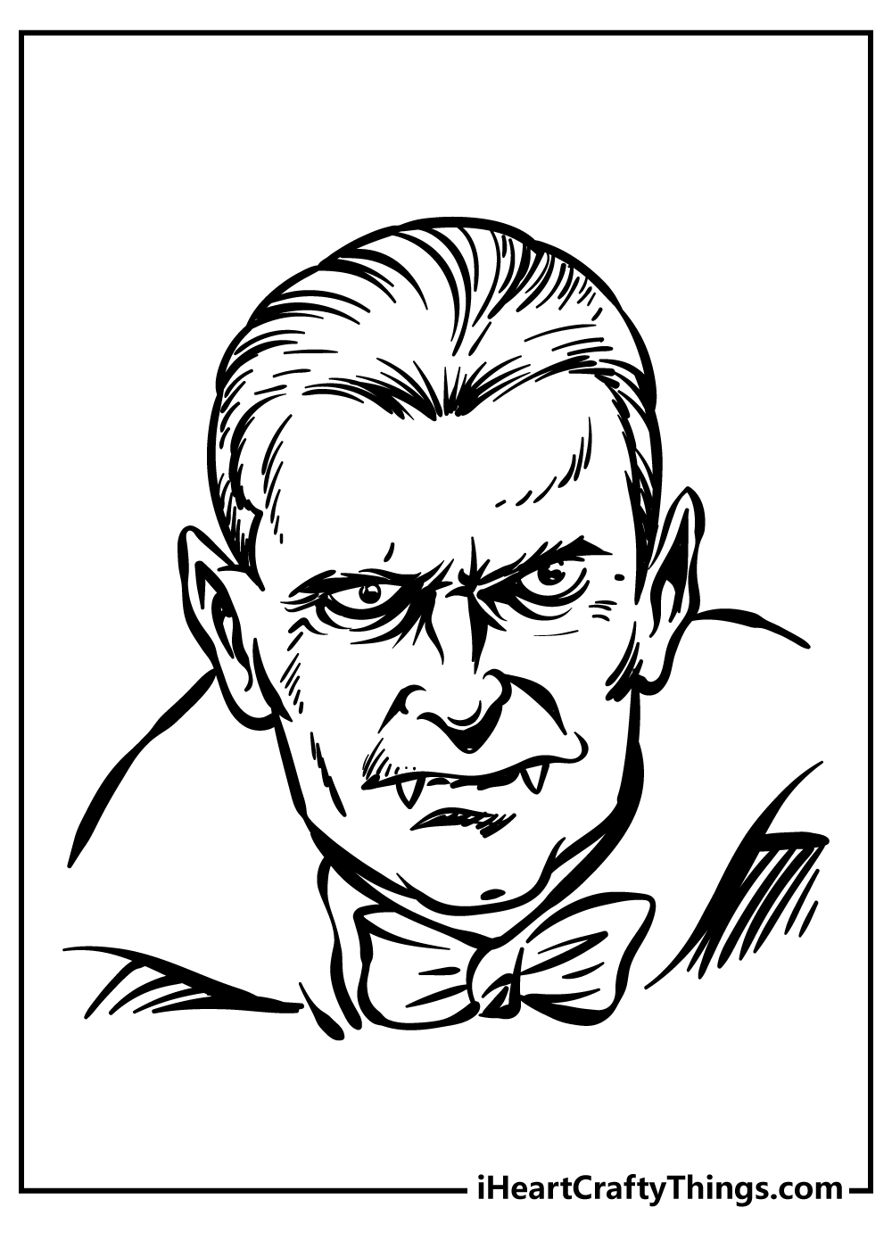 Count dracula coloring pages free printables