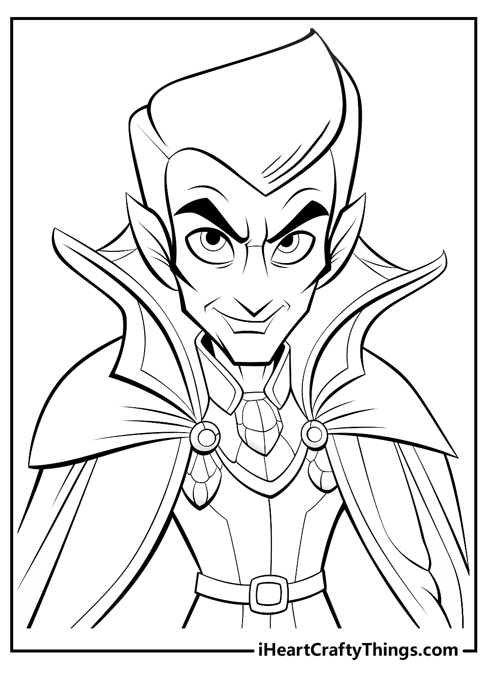 Count dracula coloring pages free printables