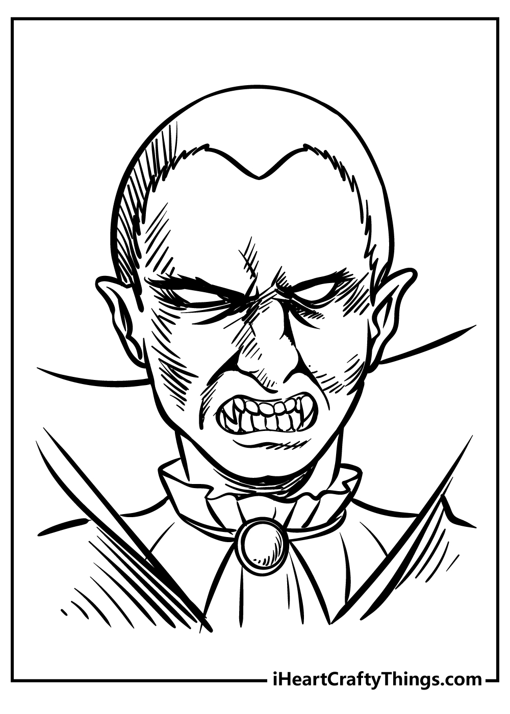 Count dracula coloring pages free printables