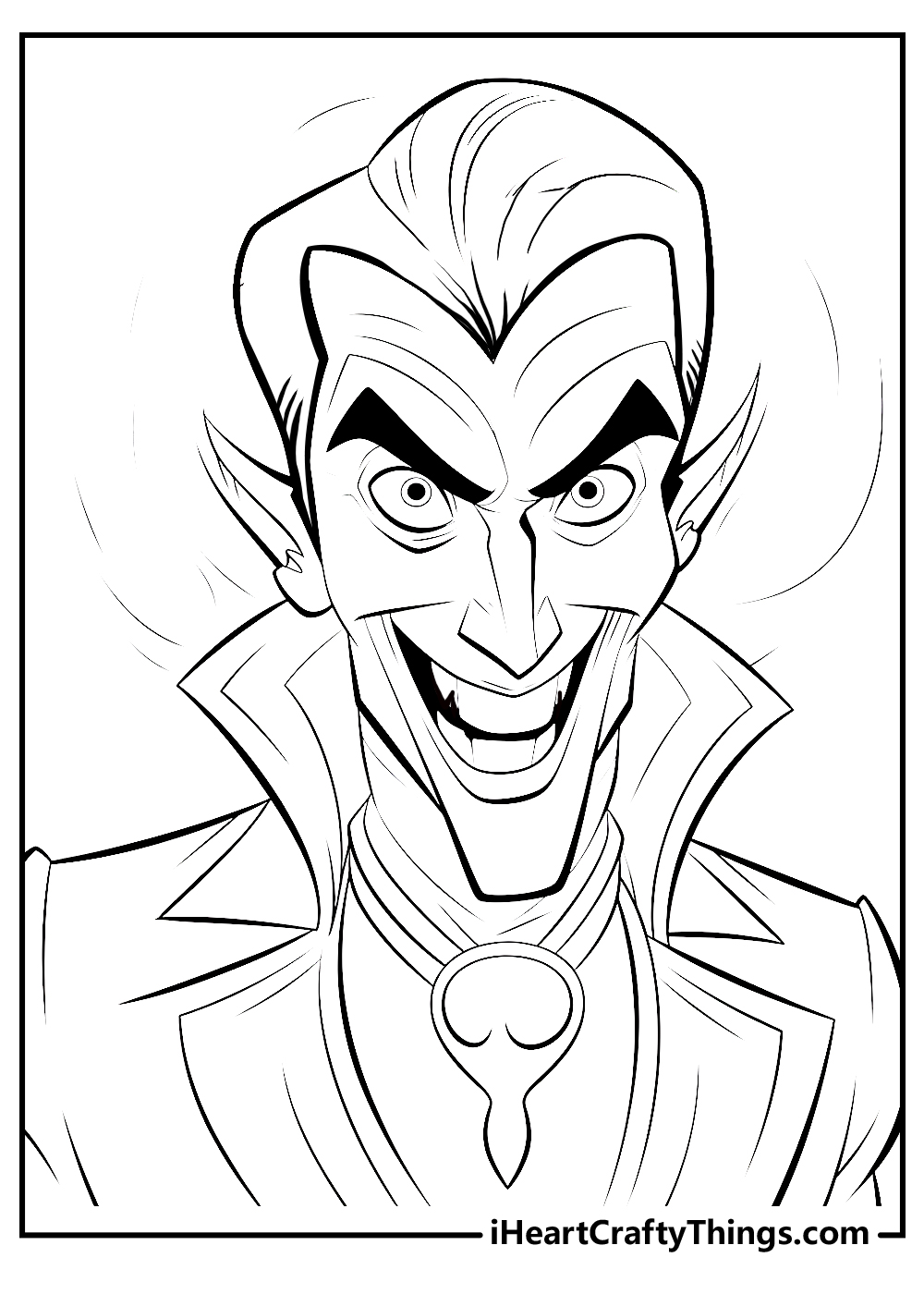 Count dracula coloring pages free printables