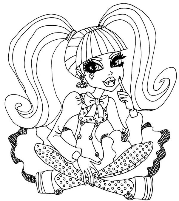 Monster high character draculaura coloring page monster coloring pages pokemon coloring pages coloring pages