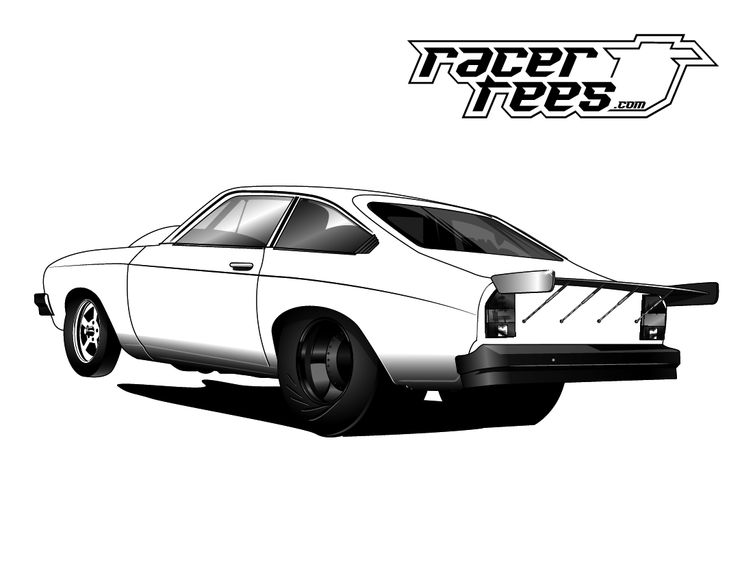 Free drag racing coloring book pages