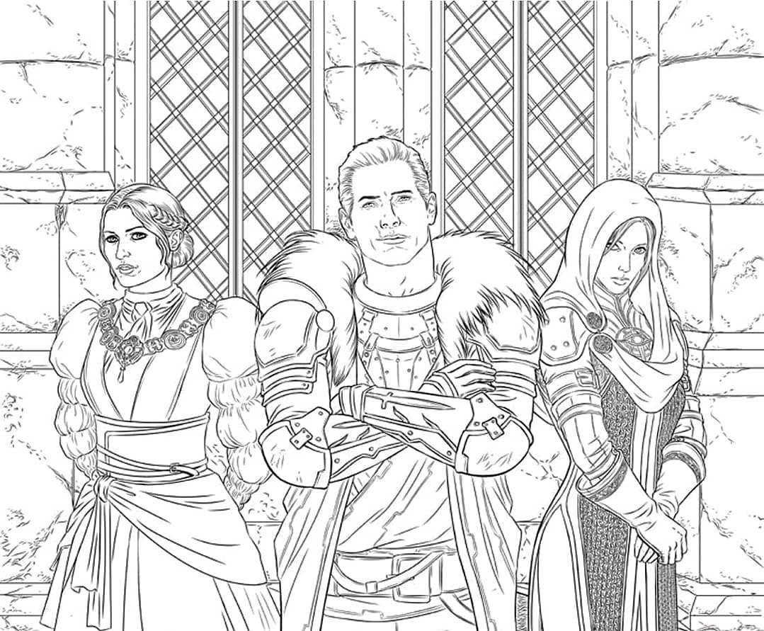 Dragon age gallery â dragon age adult coloring book dai