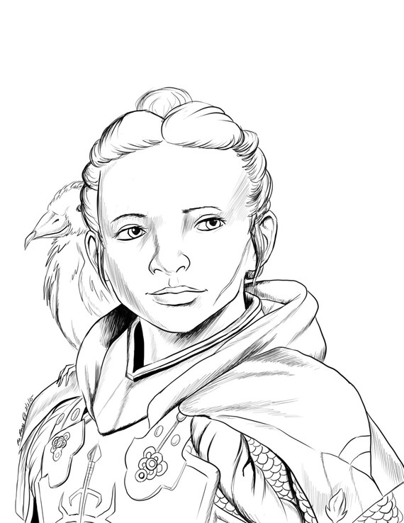 Dragon age fan coloring book