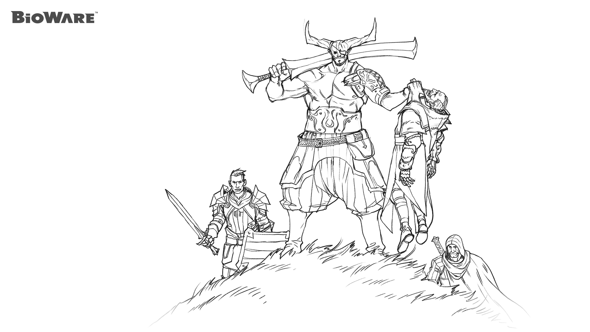 Andy ð on x bioware released some dragon age inquisition concept art as coloring pages via their blog in here are four pages for you to color in the art is