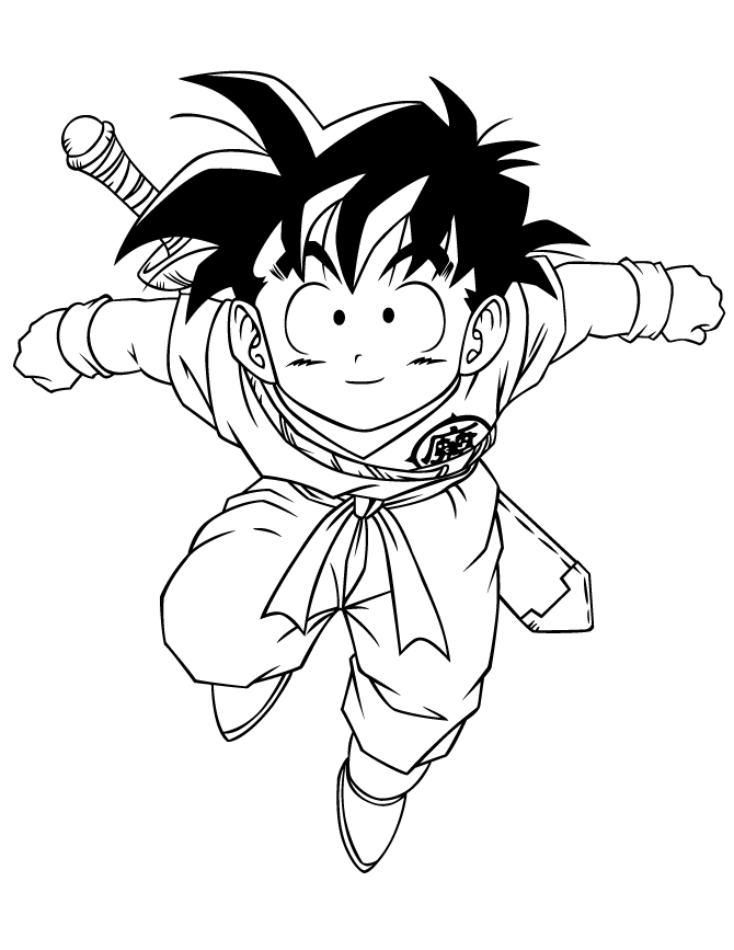 Dragon ball coloring pag