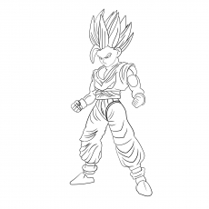 Top free printable dragon ball z coloring pages online