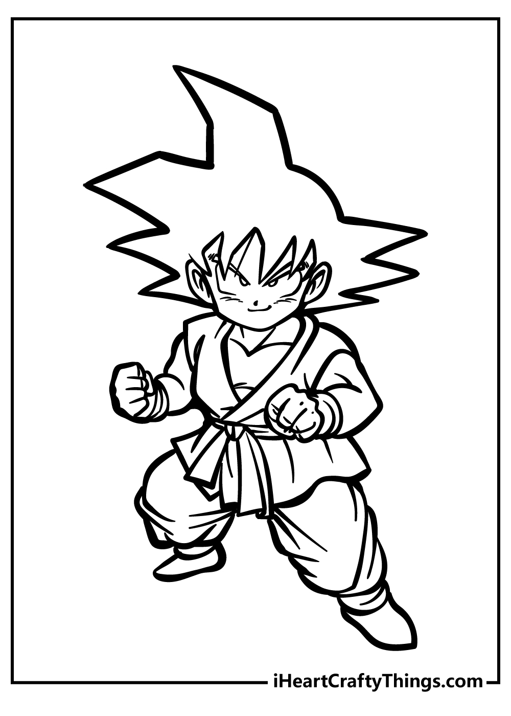 Dragon ball z coloring pages free printables