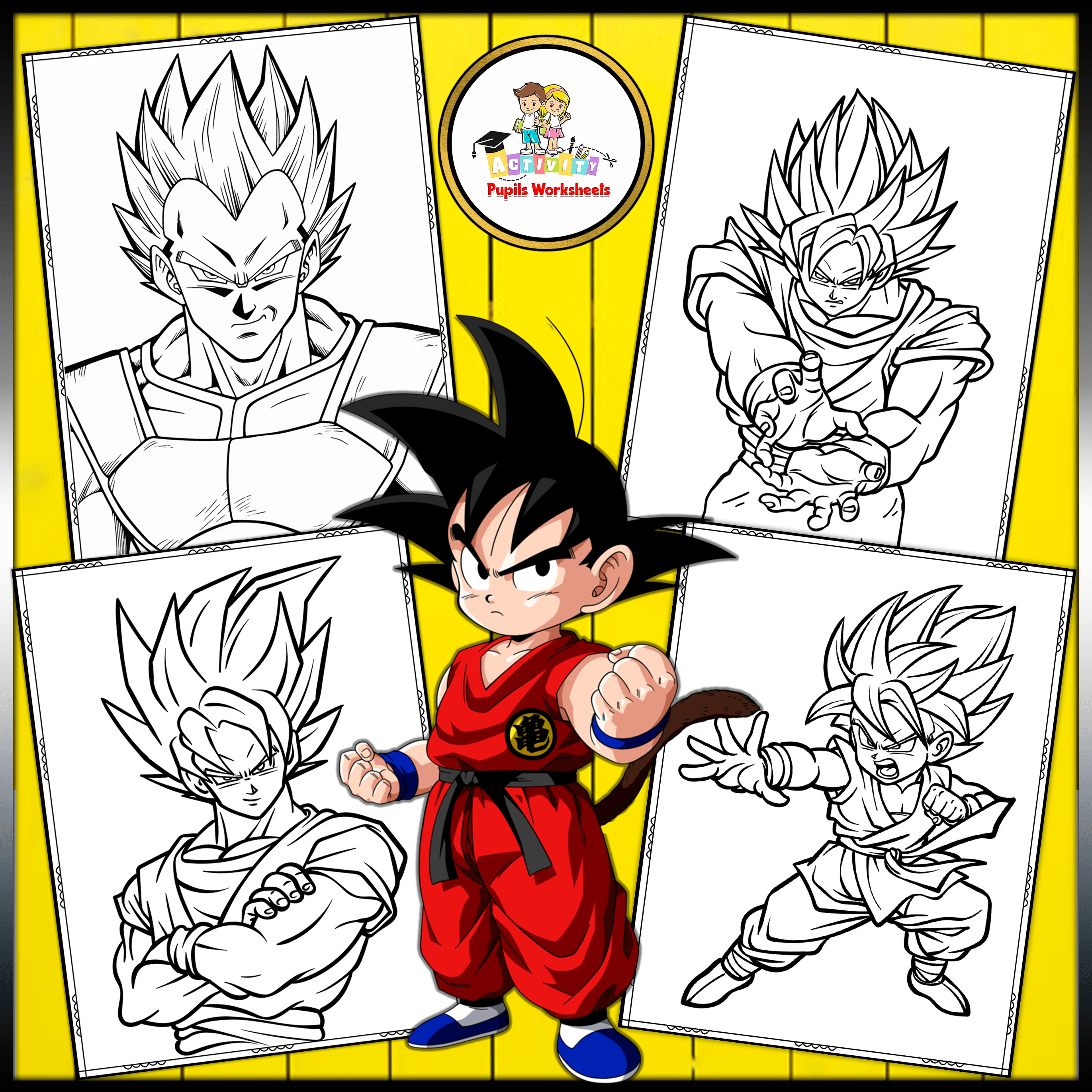 Dragon ball z coloring pages