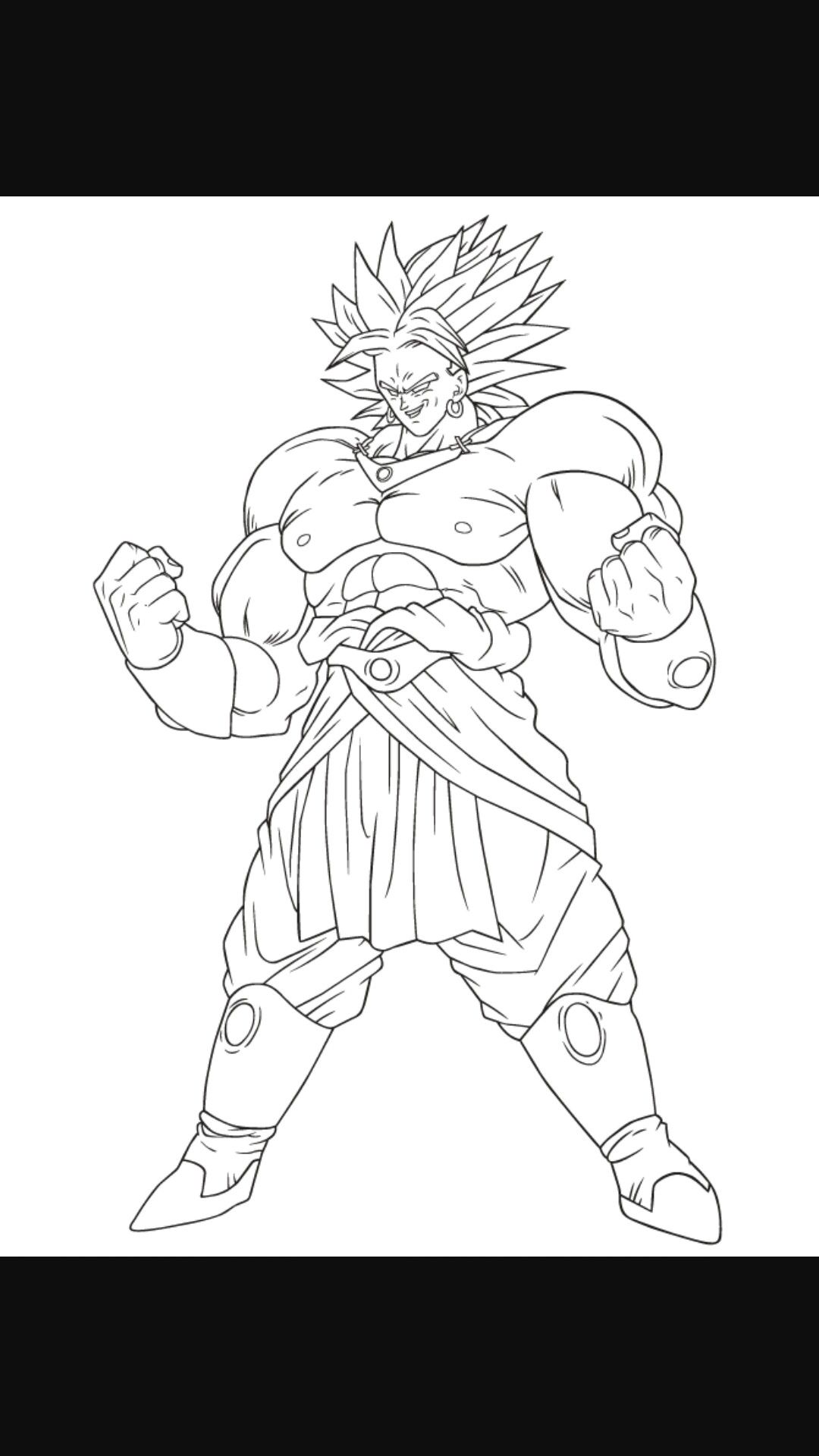 Broly coloring pages princevegeta hannah god bless anime dragon ball dragon ball image dragon ball