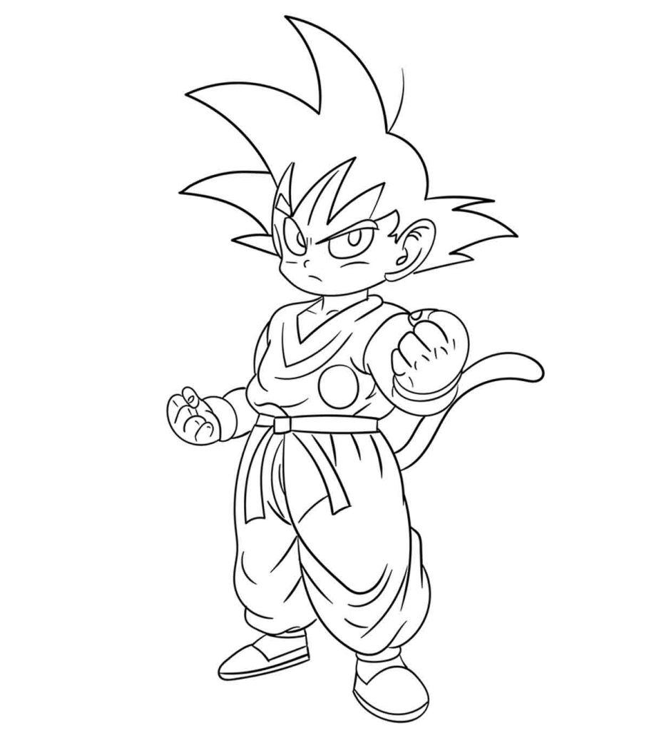 Top free printable dragon ball z coloring pages online