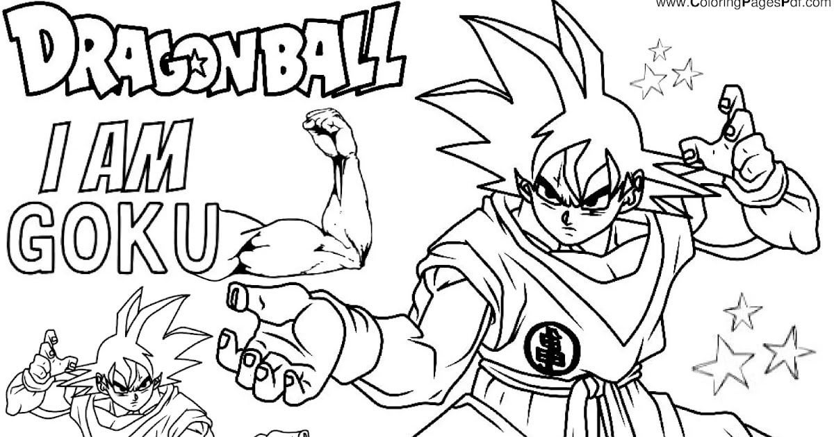 Dragon ball z coloring pages goku rcoloringpagespdf