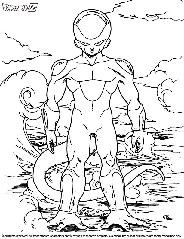 Dragon ball z coloring page personajes de dragon ball dibujo de goku dragones