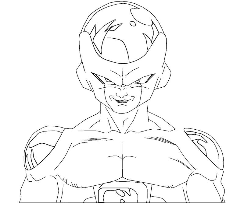 Frieza coloring crafty teenager