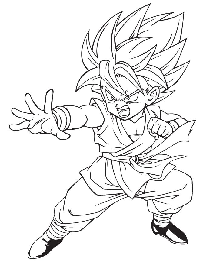 Dragon ball coloring pages