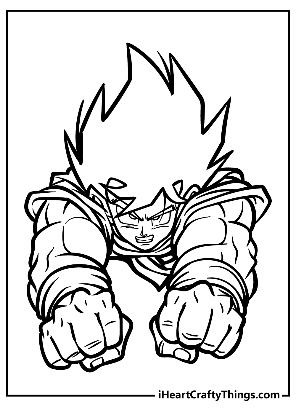 Dragon ball z coloring pages free printables