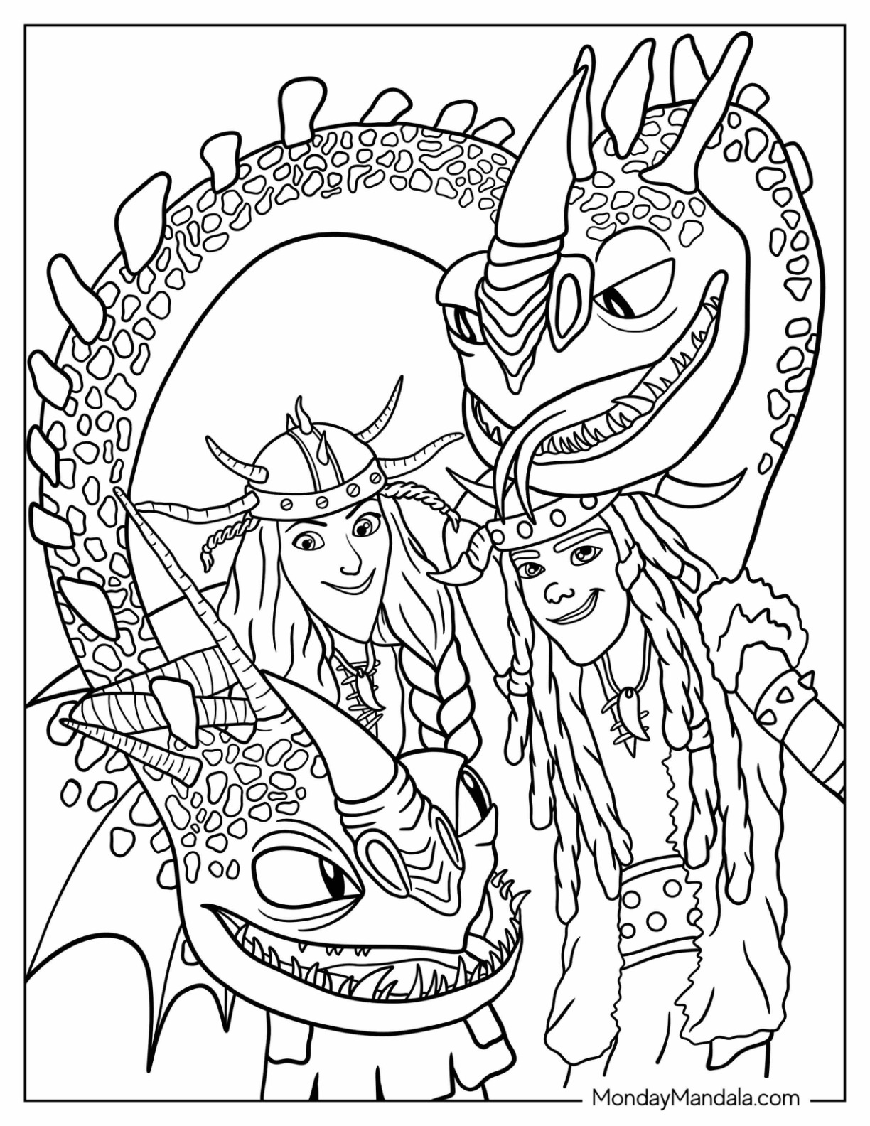 How to train your dragon coloring pages free pdfs