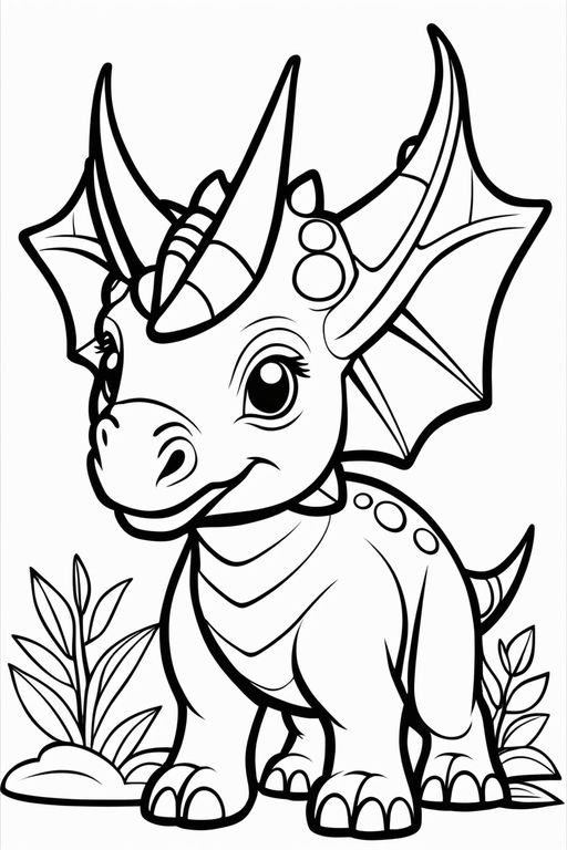 Dragon coloring page