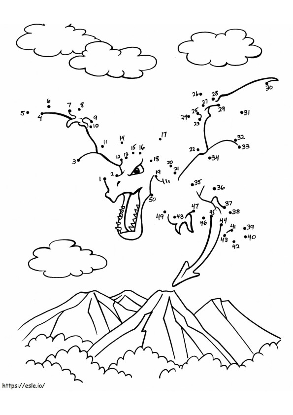 Dot to dot coloring pages