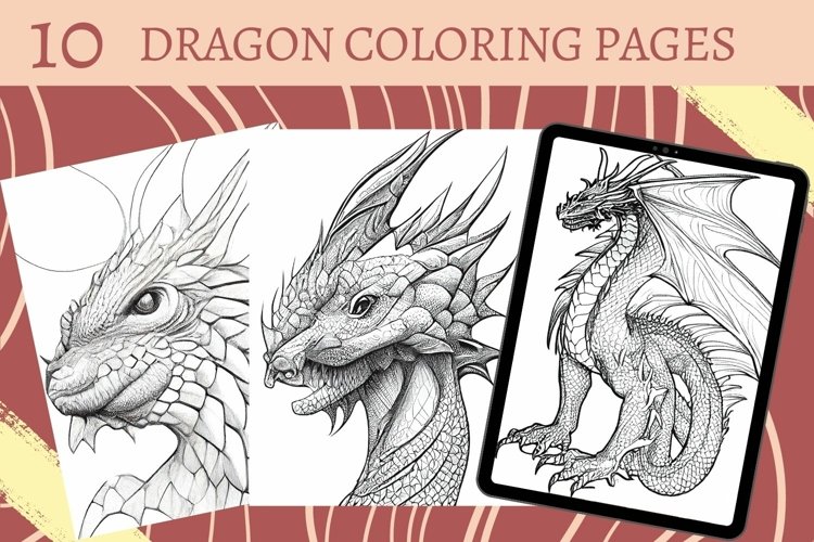 Dragon coloring pages