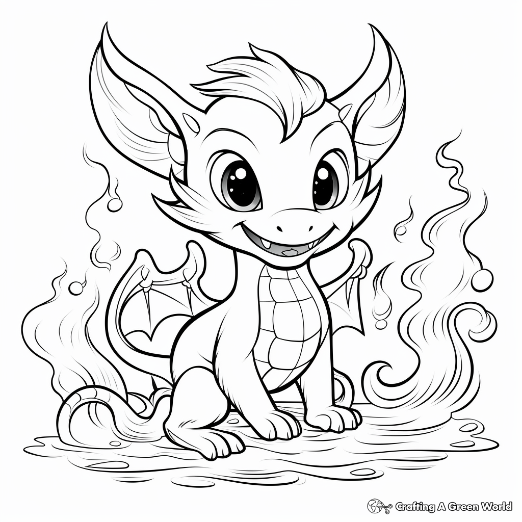 Fire coloring pages