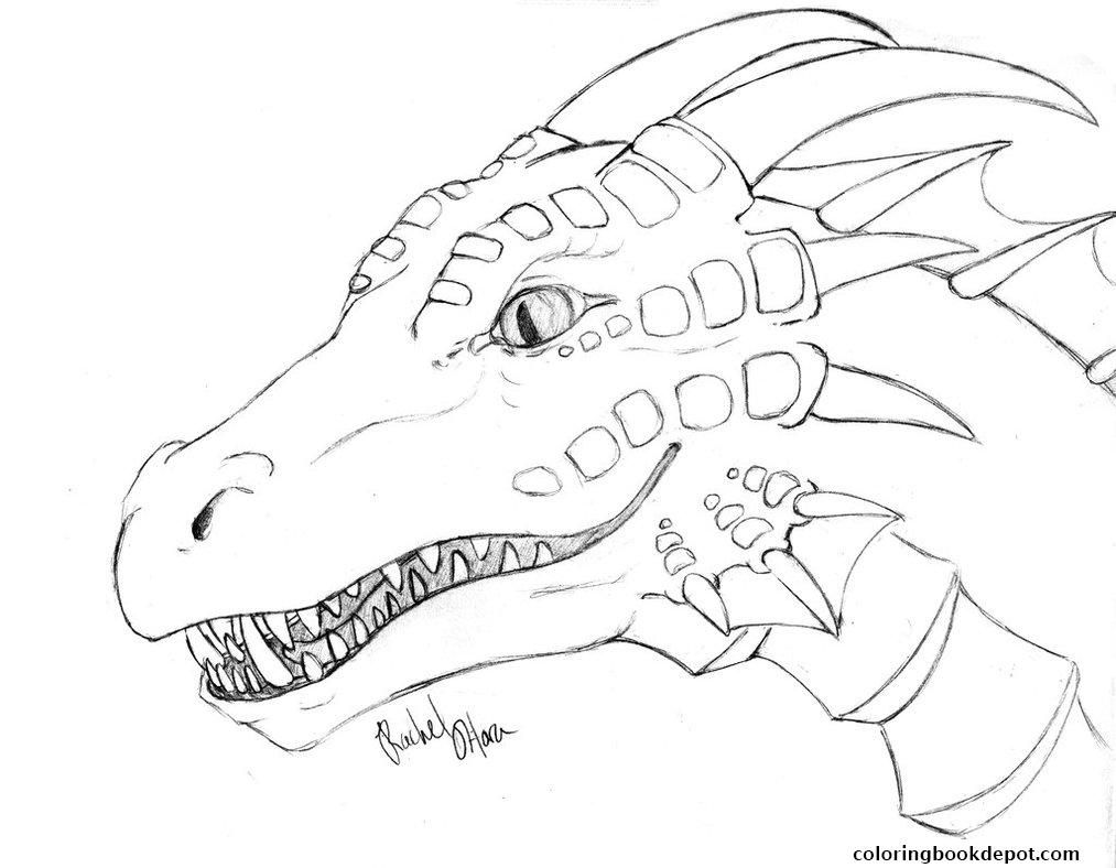 Dragon coloring page dragon pictures to color easy dragon drawings