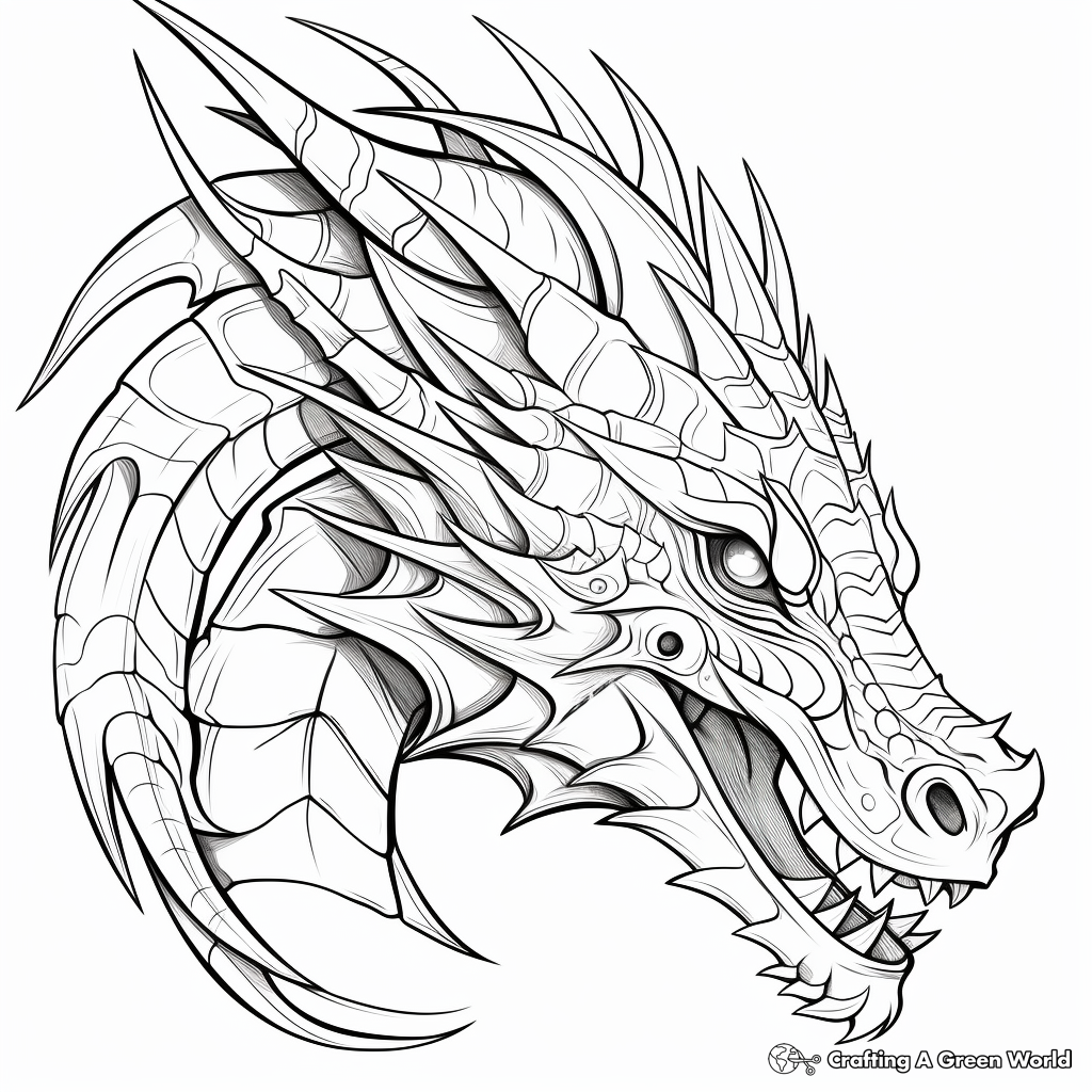 Head coloring pages