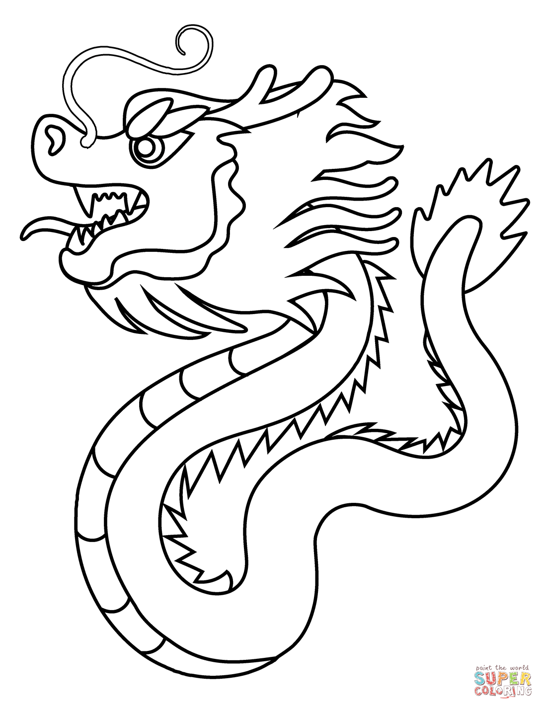 Dragon emoji coloring page free printable coloring pages